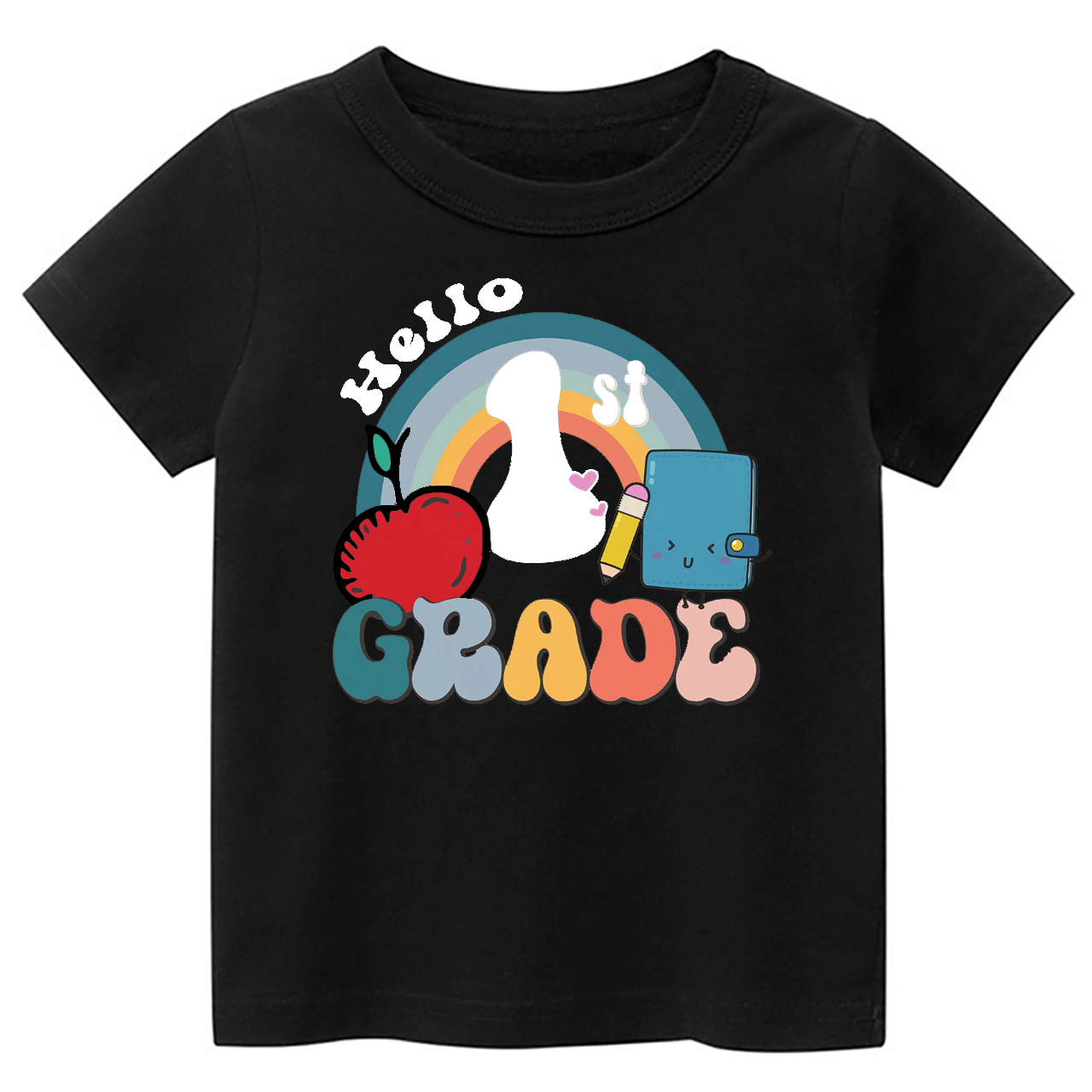 Personalized Hello XX Grade Back To School Kids Shirts