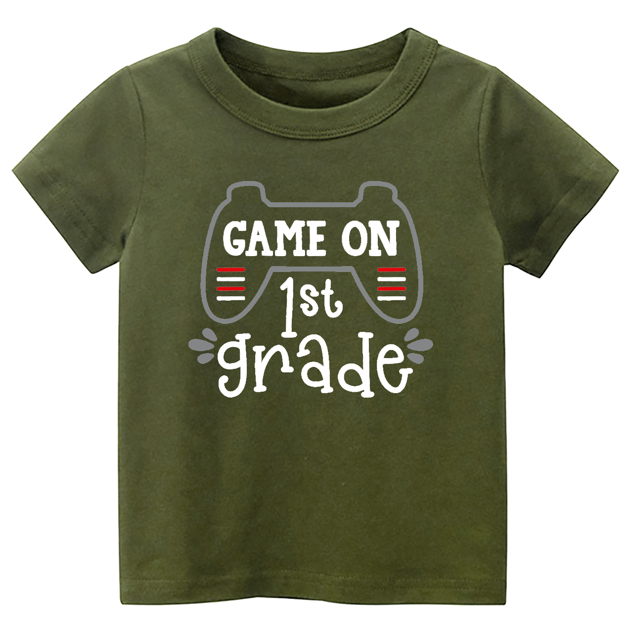 Personalized Game On XX Grade Kids Shirts