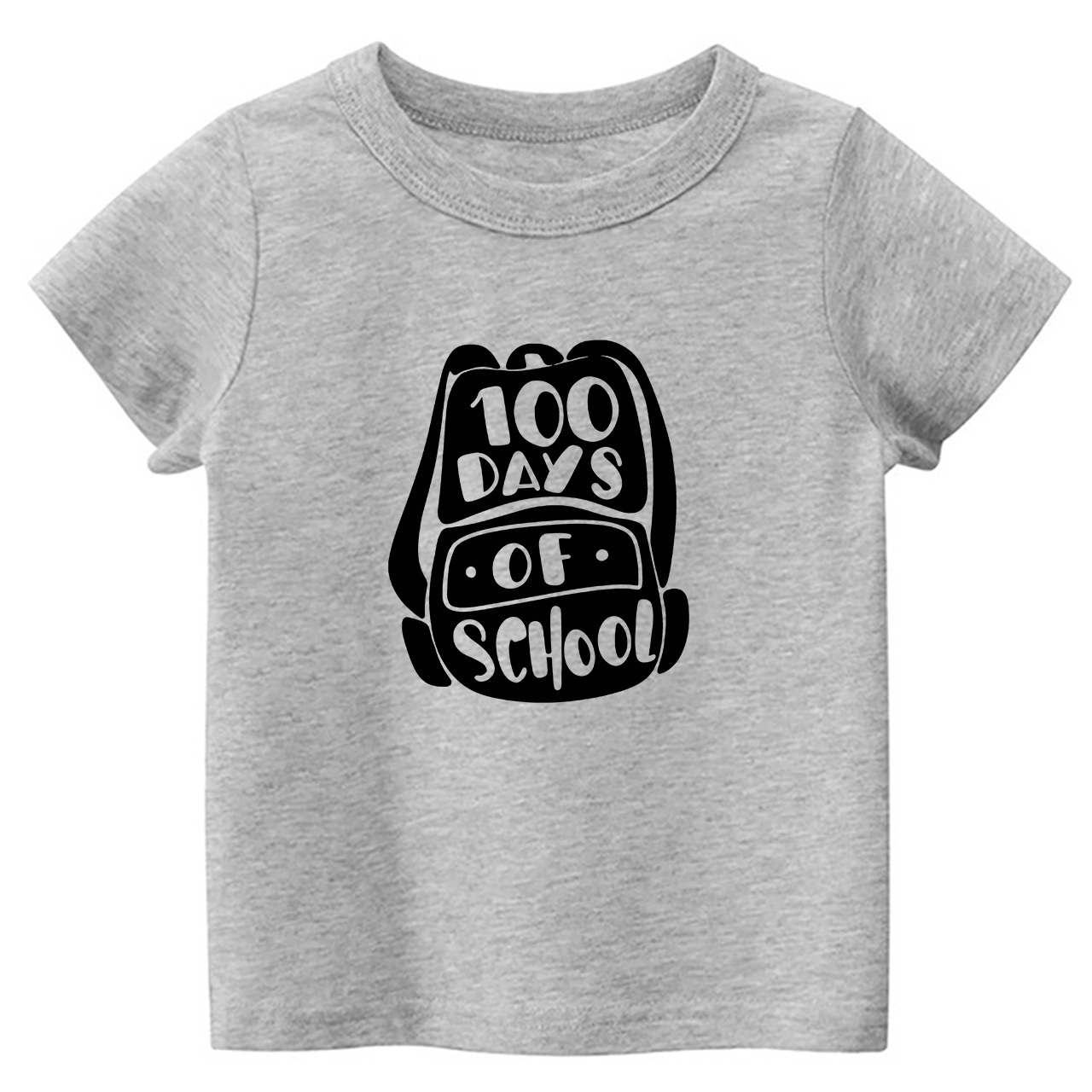 100 Days of School Backpack Kids T-shirts