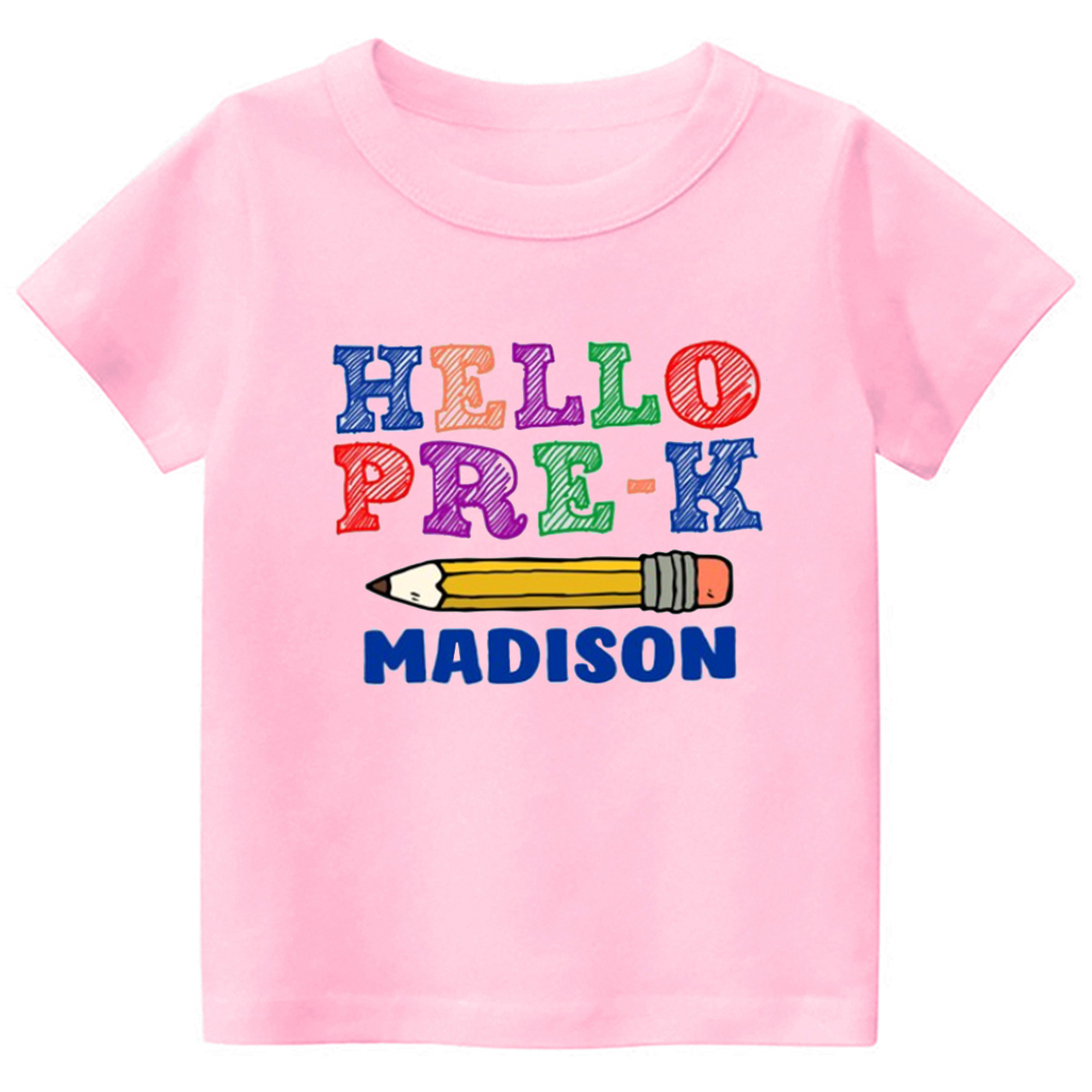 Personalized Pre-K Shirt  For School Kids