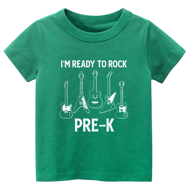 Personalized Kids Funny School T-Shirt Ready To Rock