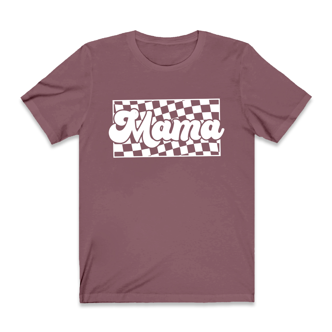 Retro Checkered Mama Shirts