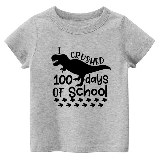 Dinosaur 100 Days Of School Celebration Shirts