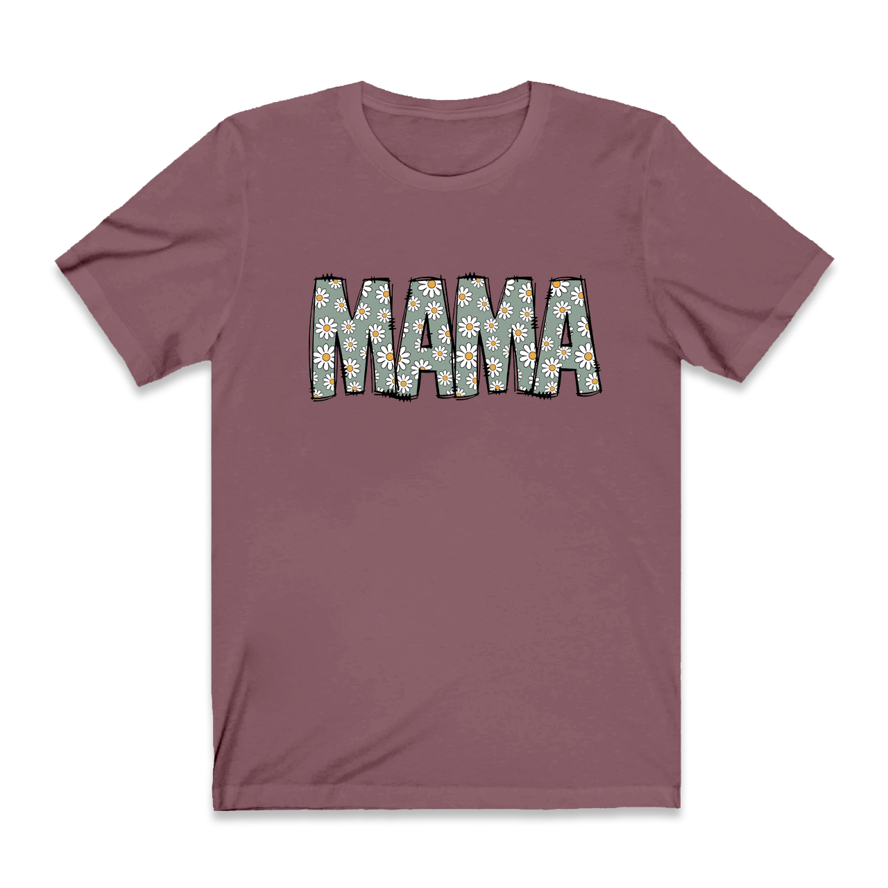 Mama Retro Flower T-Shirt
