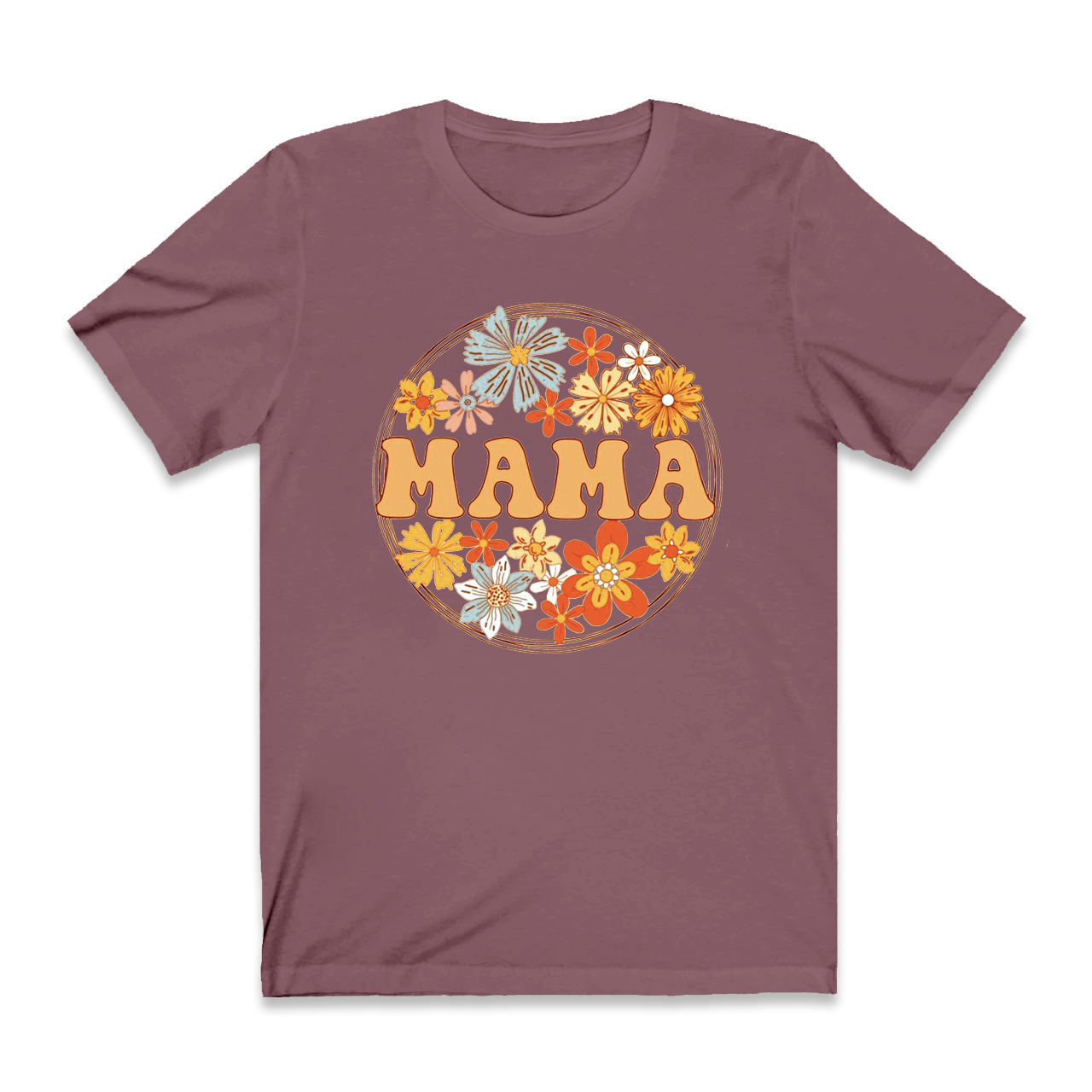 Wild Flowers Retro Gift Shirt For Woman