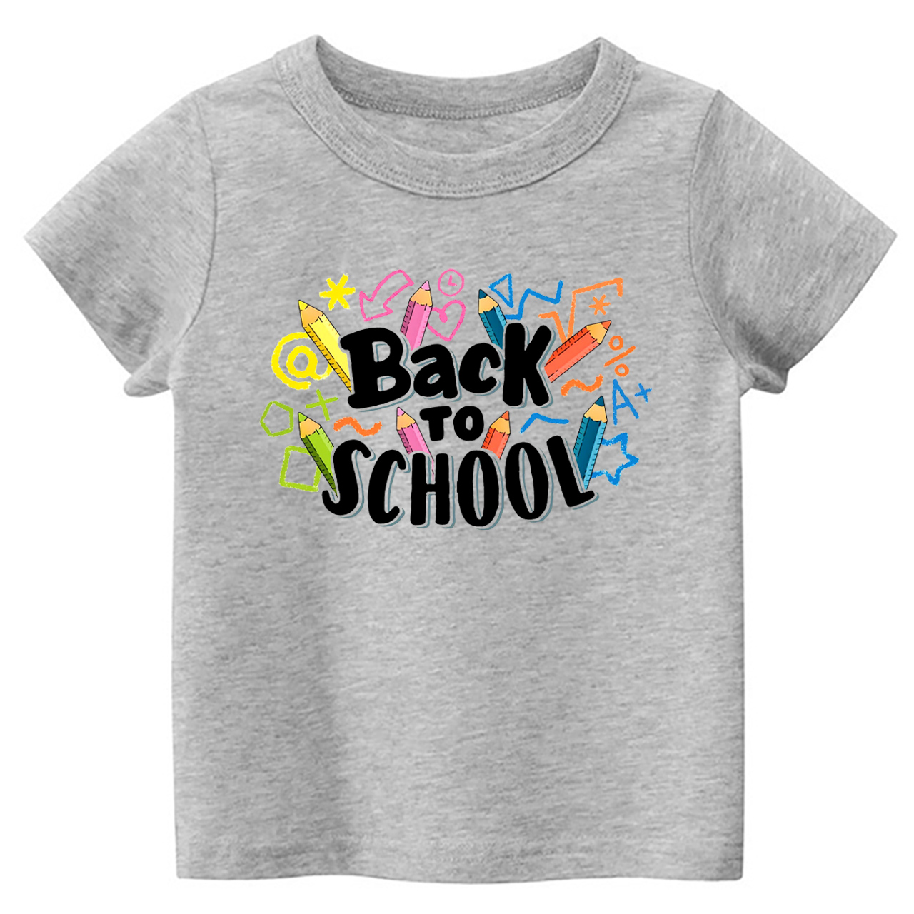 Back To School Crayons Shirt For Kids