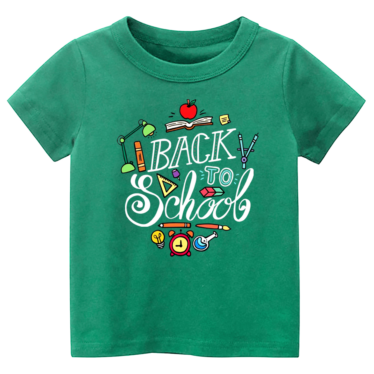 Cute Cartoon Back To School Kids T-shirt