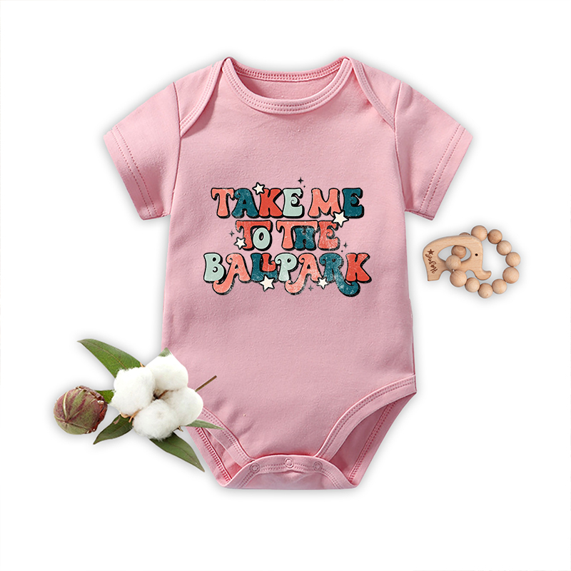 Take Me To The Ballpark Bodysuit For Baby