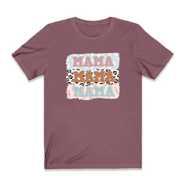 Vintage Stitching Mom Shirts