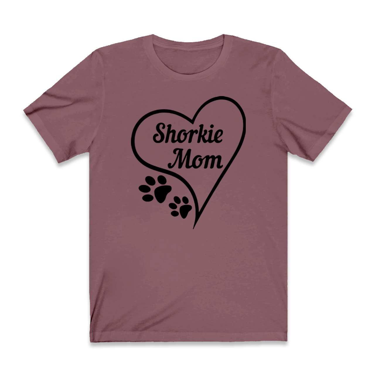 Shorkie Dog Print Mom Shirt