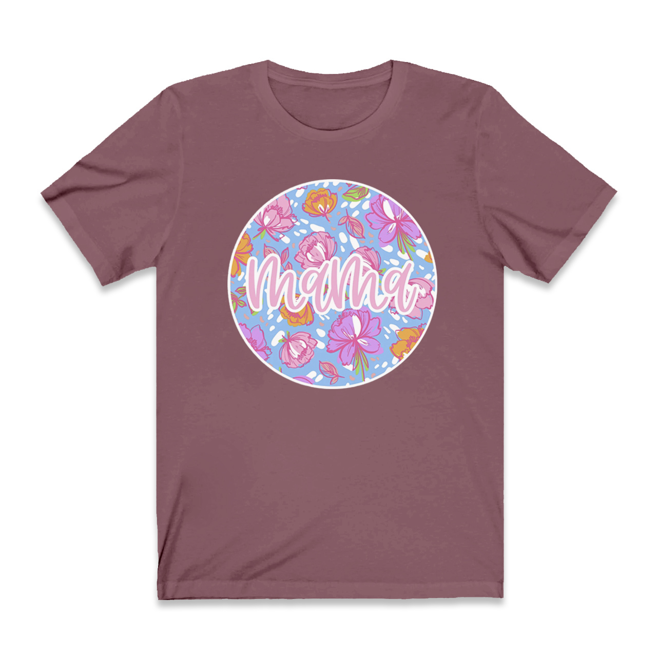 Bright Flowery Mom Shirt