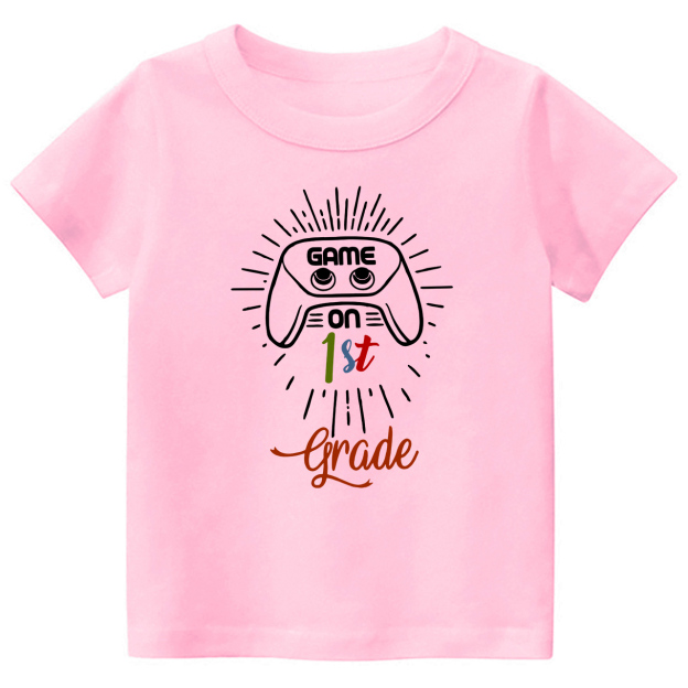  Personalized Game On 1st Grade Back To School T-shirt