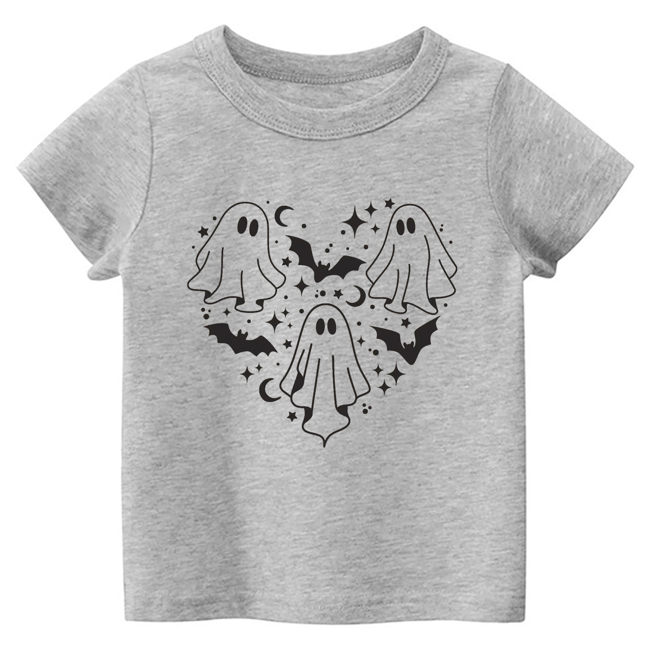 Ghost In Heart Halloween Toddler Shirt