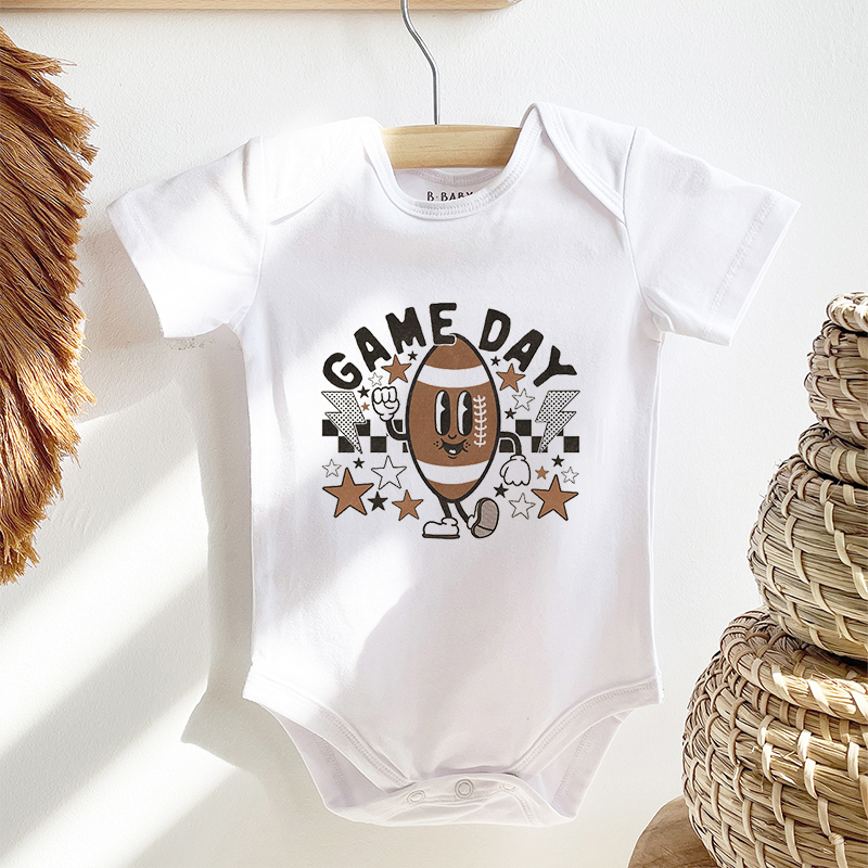 Football Game Day Bodysuit For Baby