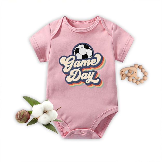 Soccer Game Day Bodysuit For Baby