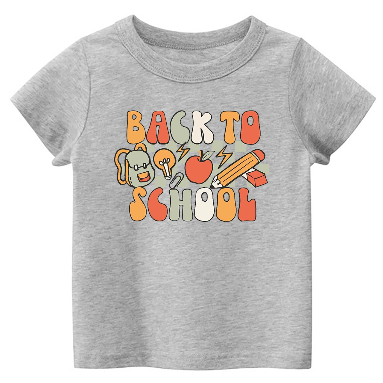 Backpack Apple Pencil Back To School Kids Shirt