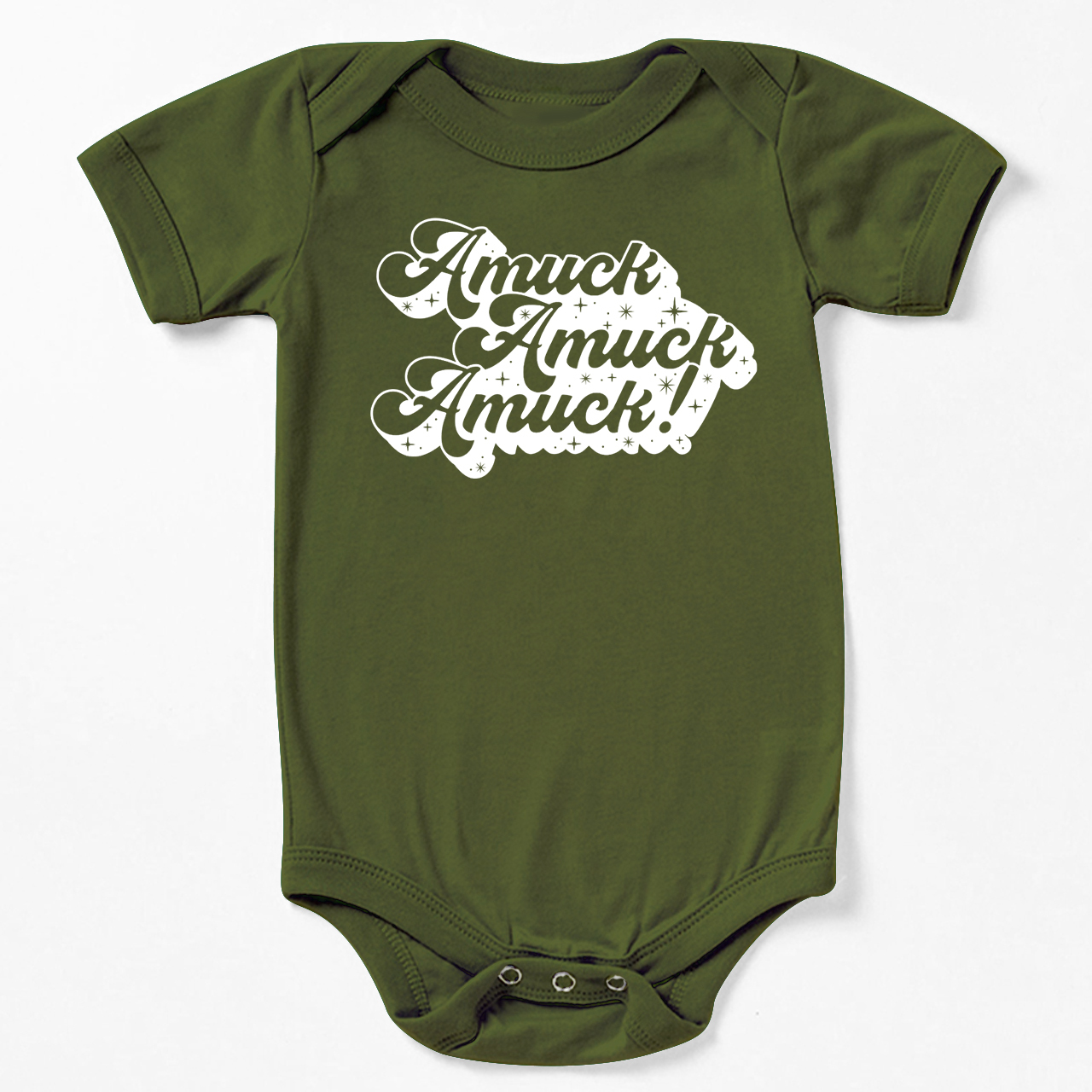 Amuck Retro Hocus Pocus Halloween Baby Bodysuit
