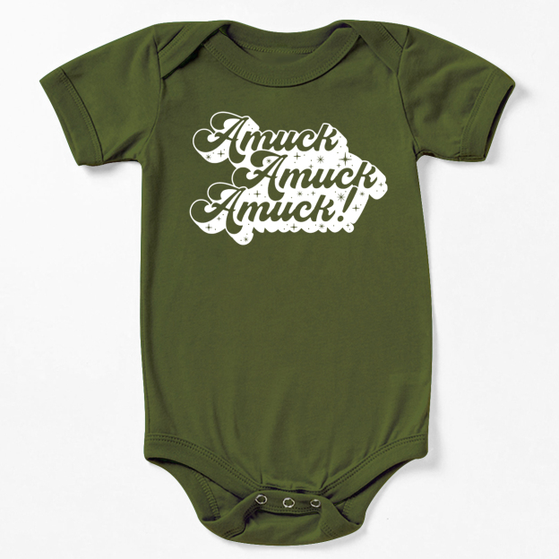 Amuck Retro Hocus Pocus Halloween Baby Bodysuit