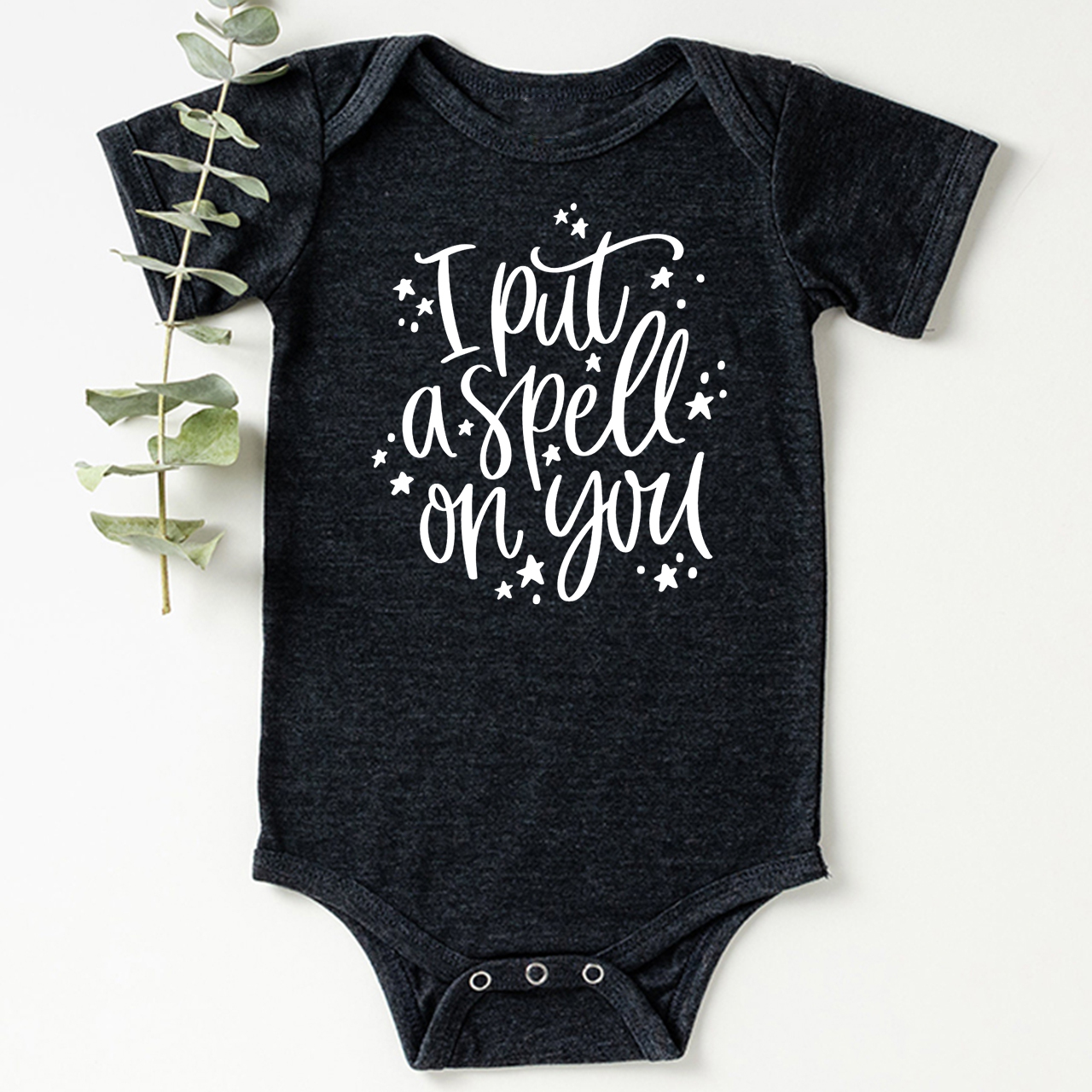 I Put A Spell On You Halloween Baby Bodysuit