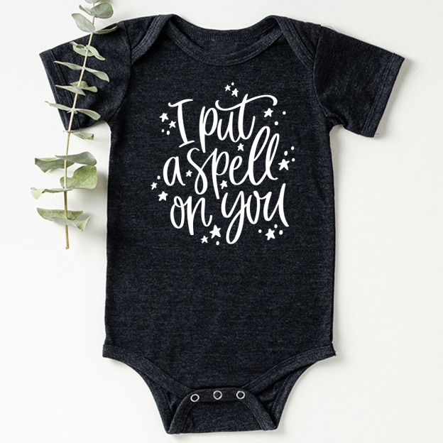 I Put A Spell On You Halloween Baby Bodysuit