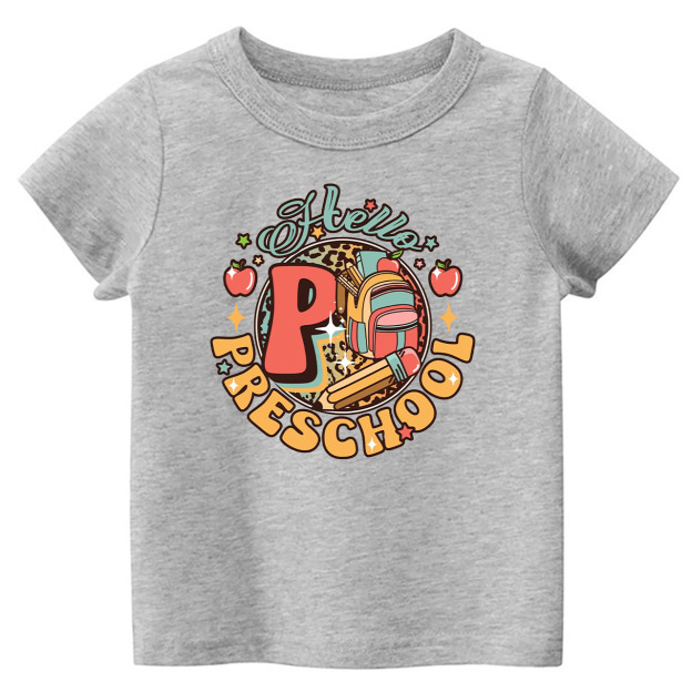 Hello Preschool Back To School Kids Shirts