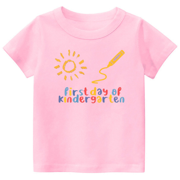 First Day Of Kindergarten Back To School Kids Shirts