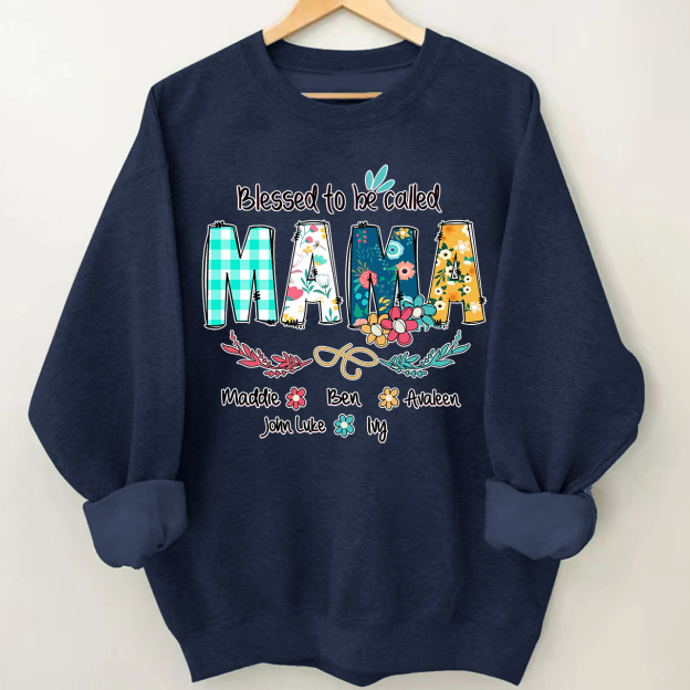 [Copy]Personalized Spring Sweatshirt With Kids Name