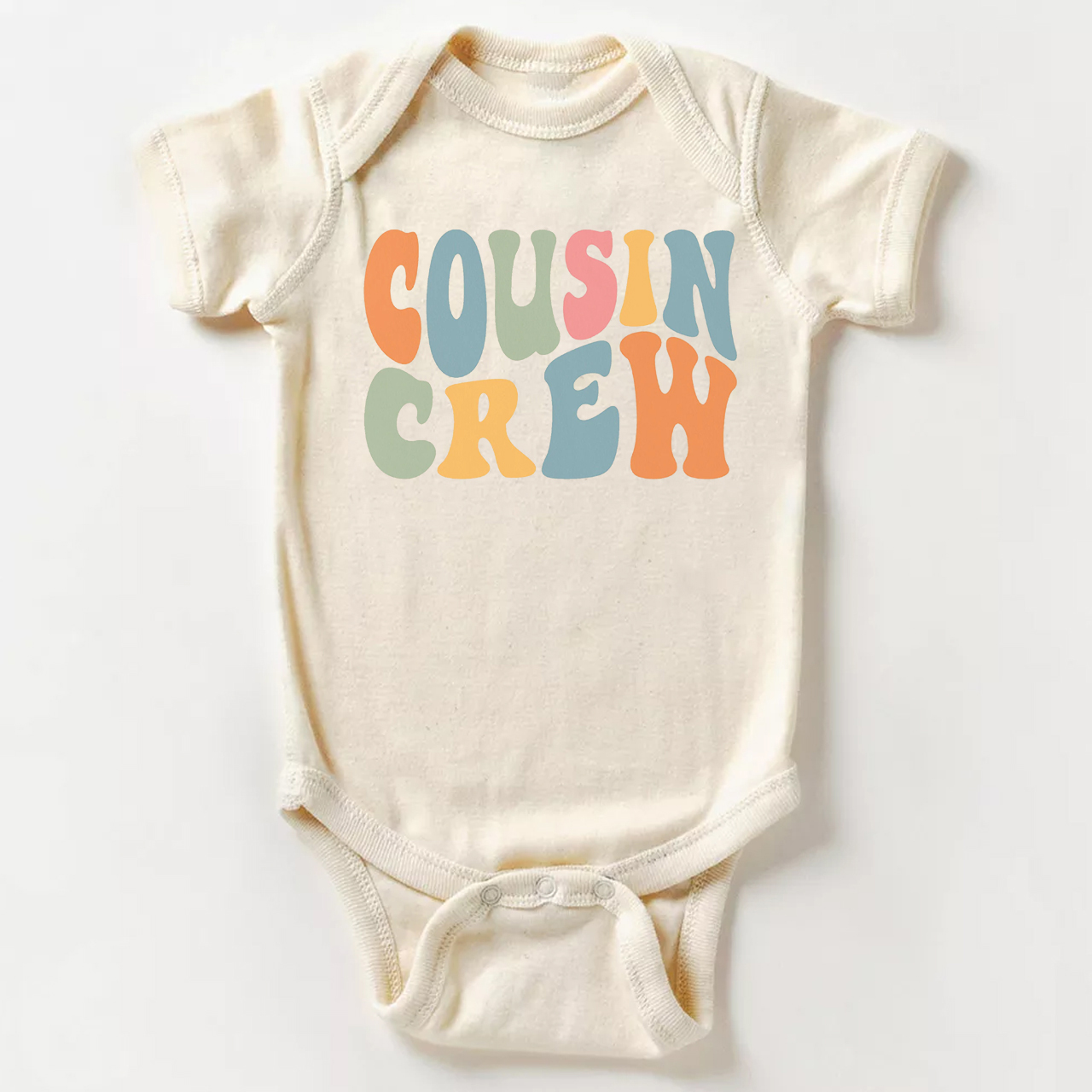 Retro Cousin Crew Bodysuit For Baby
