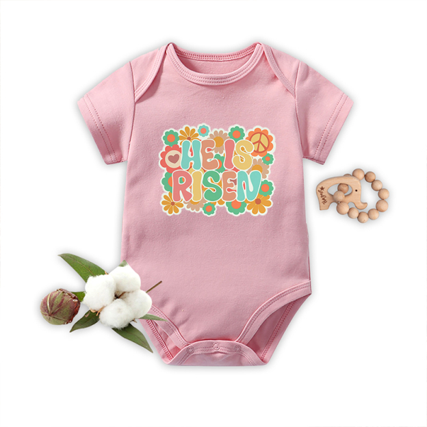 He Is Risen Bodysuit For Baby