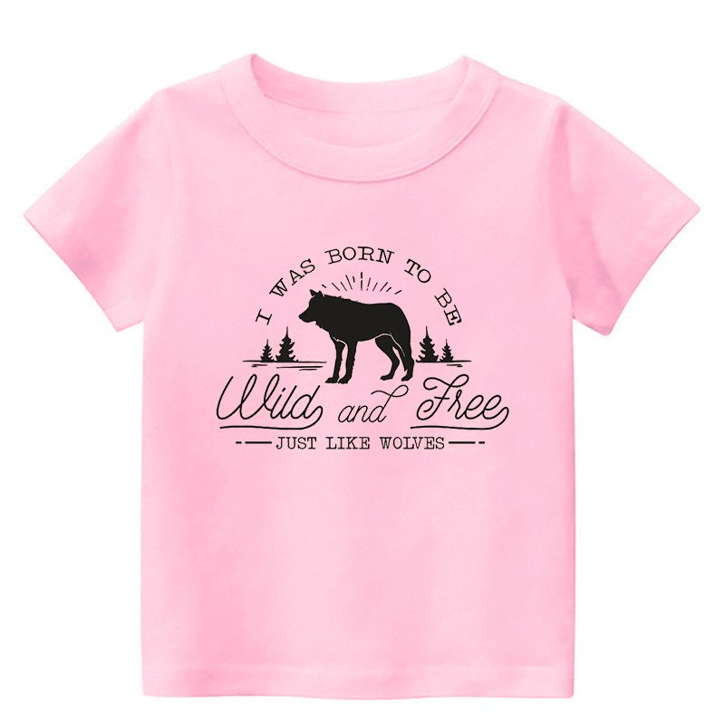 Wild And Free Just Like Wolves Kids T-Shirt