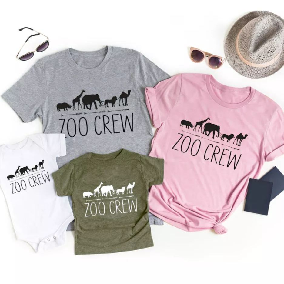 Zoo Crew Family Matching Shirts