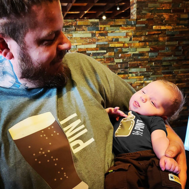 Pint Half Pint Matching Shirt For Daddy And Me