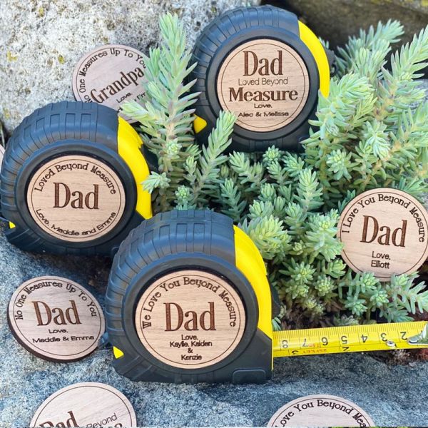 Matching Personalized Tape Measure (No One Measures Up)