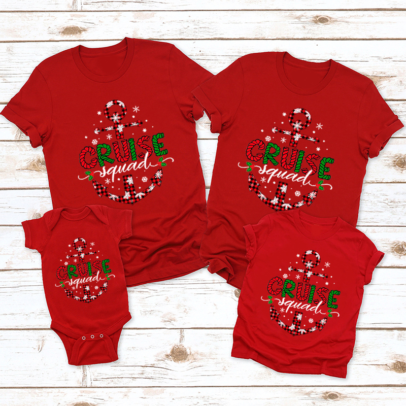 Cruise Squad Christmas Family Matching Shirt