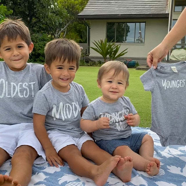 Sibling Matching set of 4 (Old middle Young)