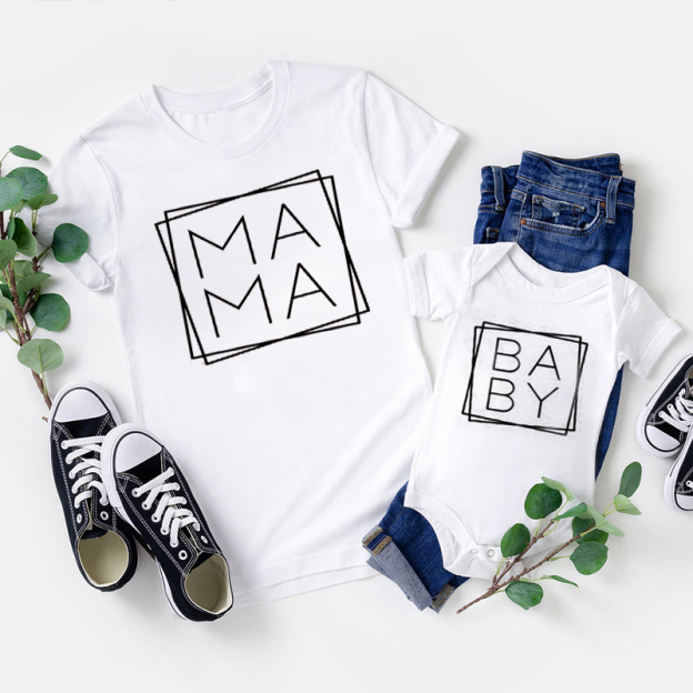 MAMA Square Mom&Me Shirt