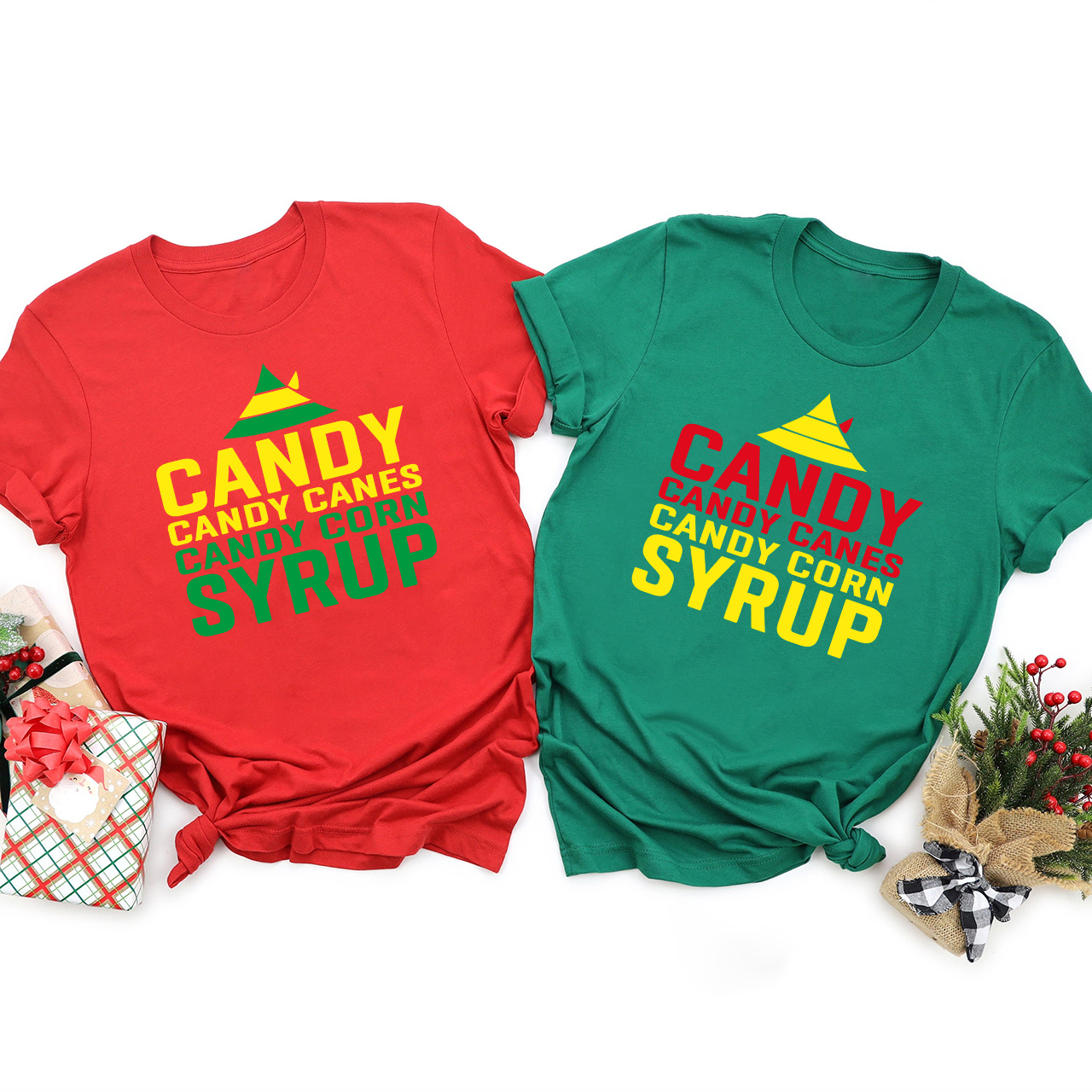 Christmas Elf Family Matching Shirts