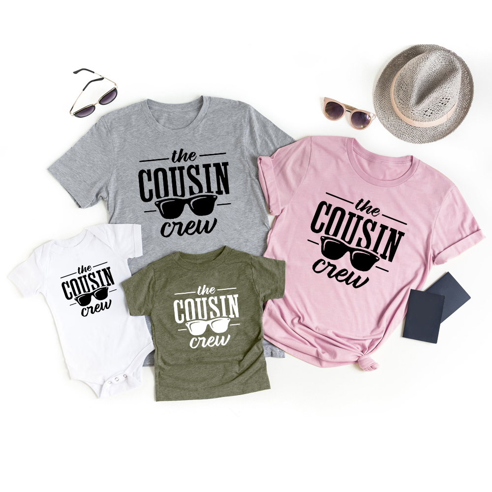 New To The Cousin Crew Family Matching Shirts