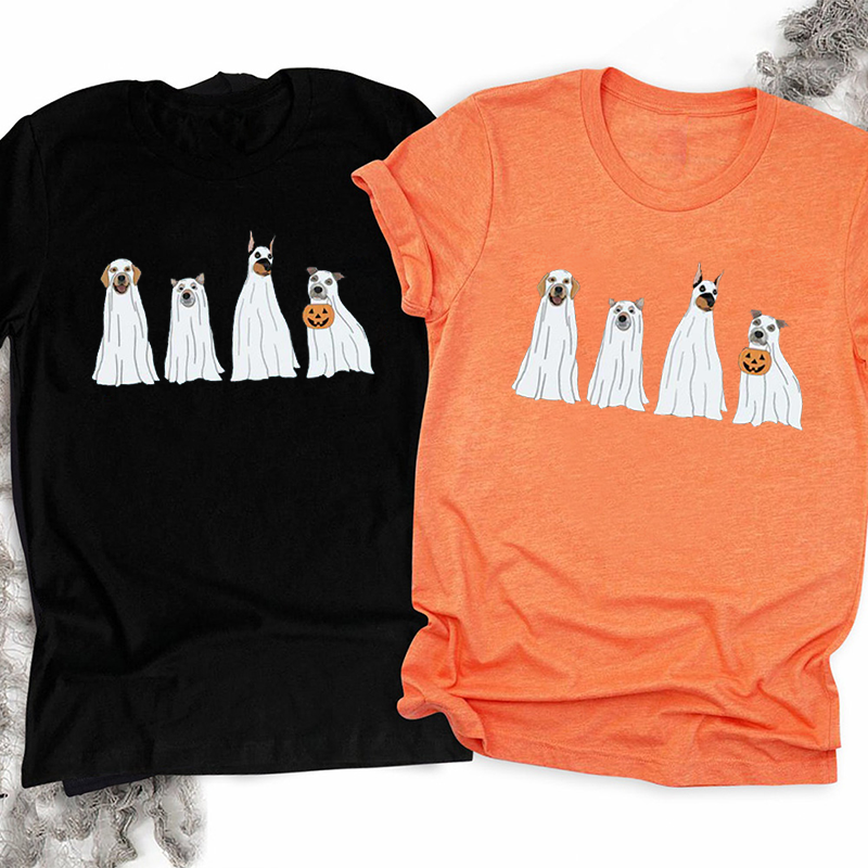 Halloween Ghost Dog Shirt