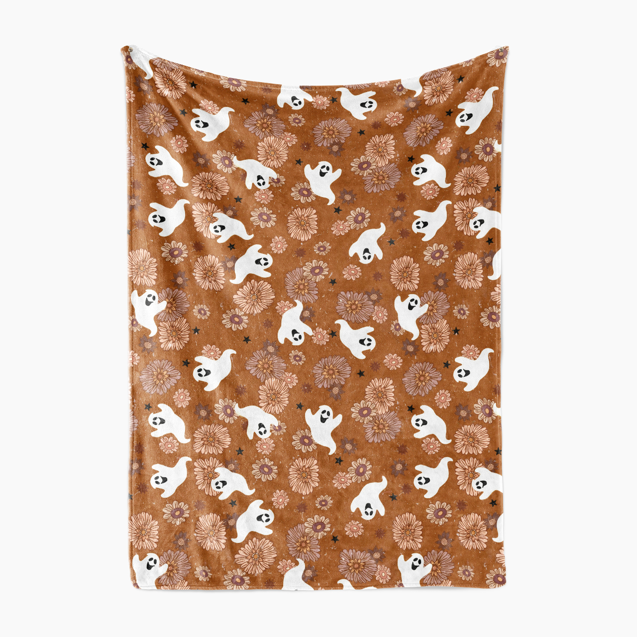 Ghosts Halloween Flannel Blanket