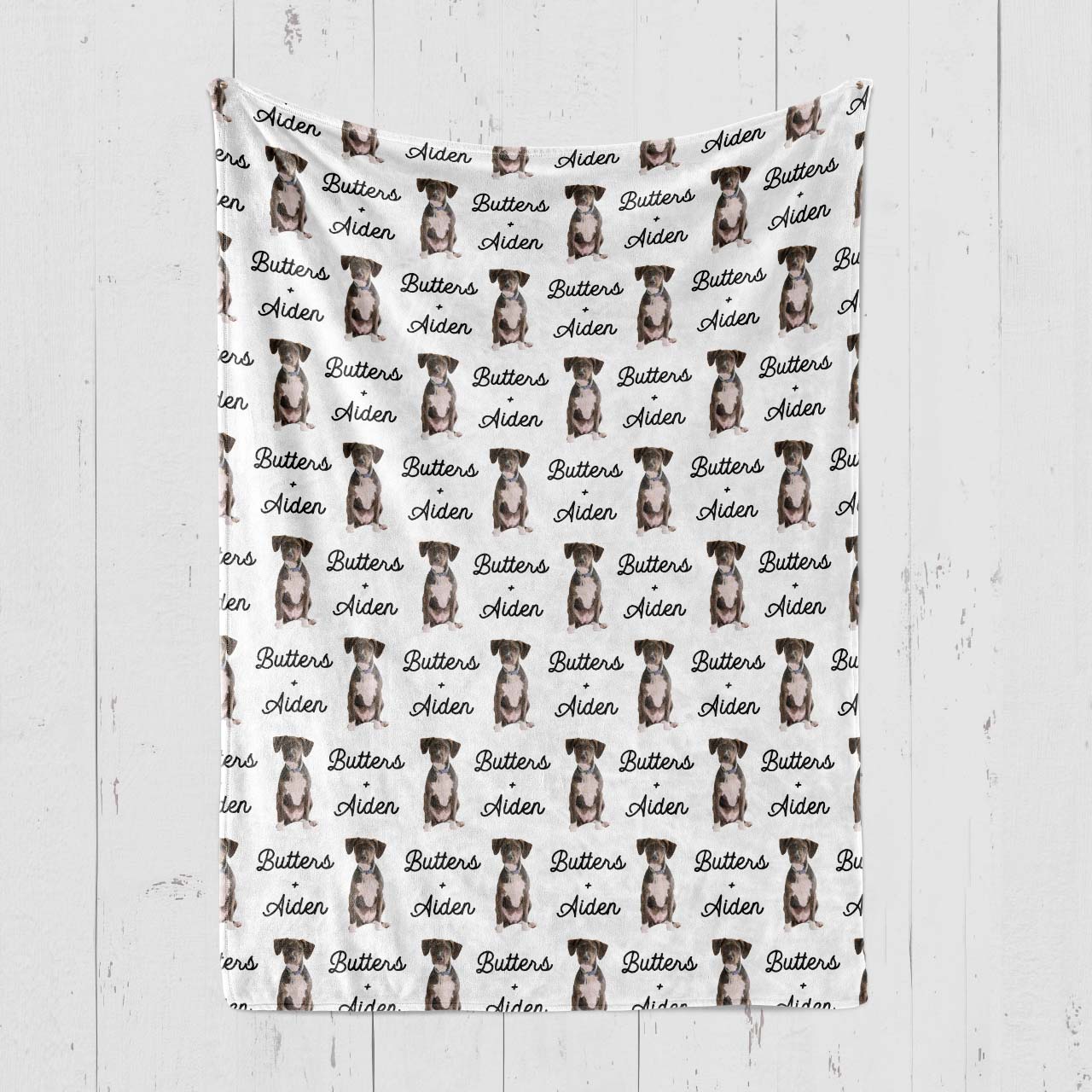 Personalized Pet+ me  Blanket 