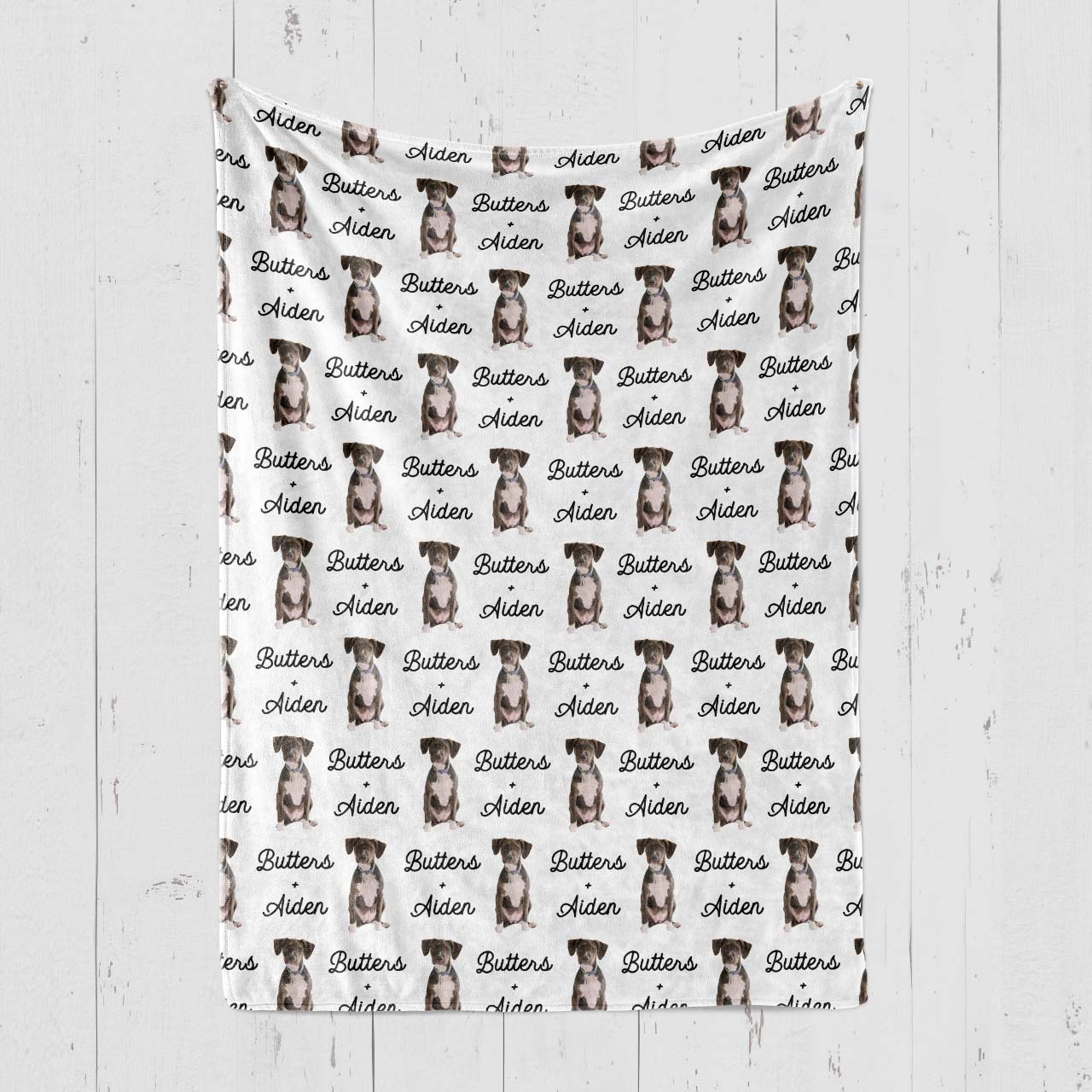 Personalized Pet+ me  Blanket 