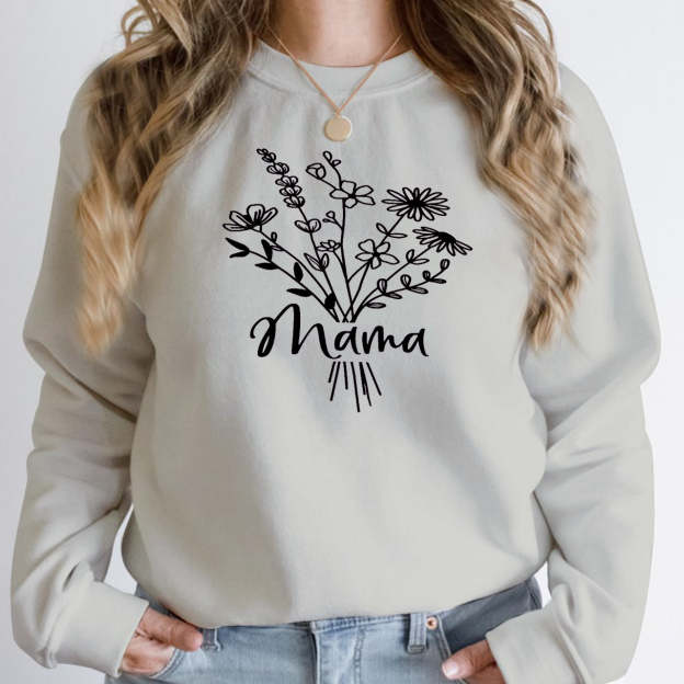 Wildflowers Mom Sweatshirt
