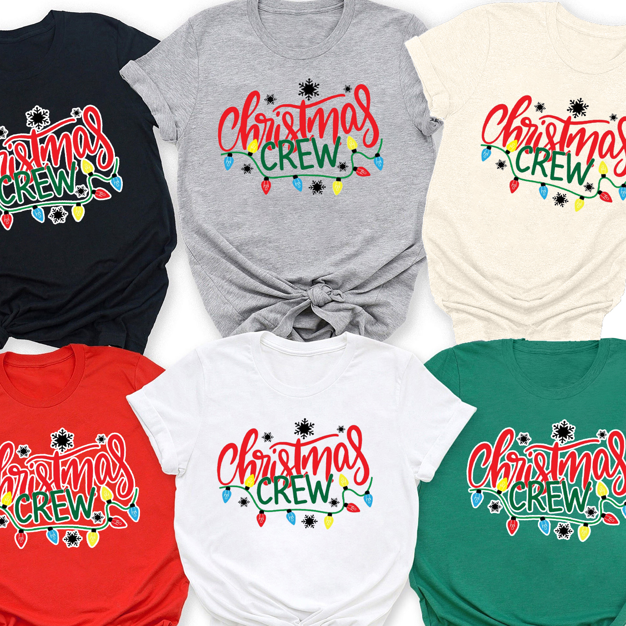 [Copy]Christmas Crew Family Matching Shirt