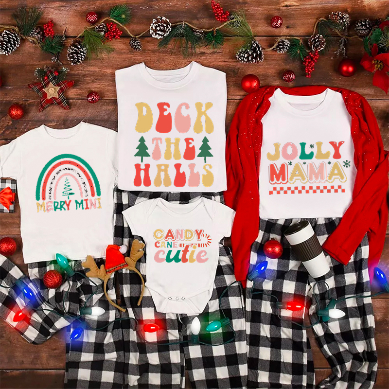 Deck the Halls Christmas Family Matching Shirt
