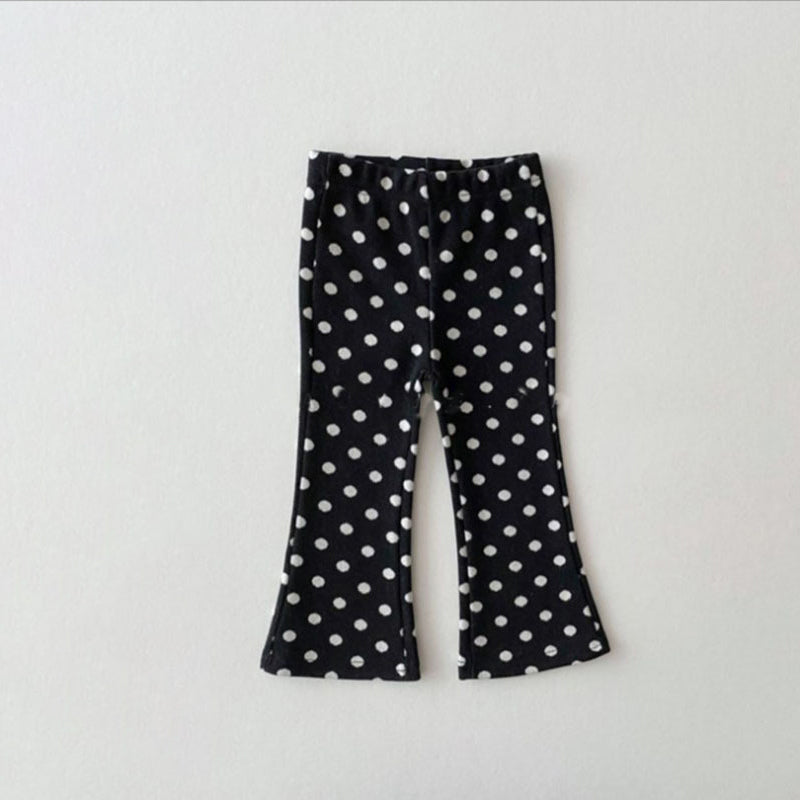 4 Colors Baby Girl Bell Bottom Leggings
