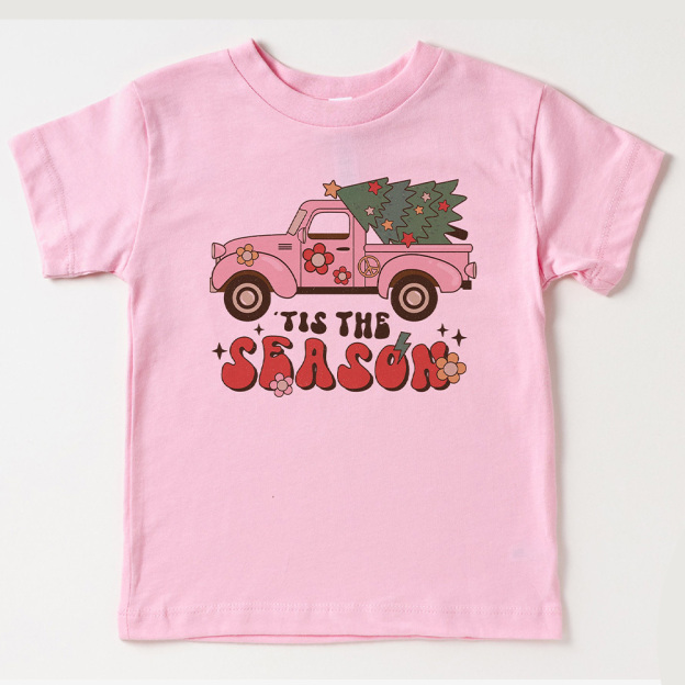 Tis The Season Christmas Toddler Retro Shirt