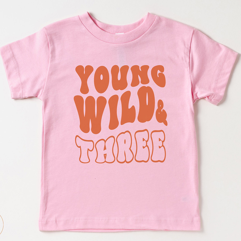 Personalized Young Wild Birthday Shirt