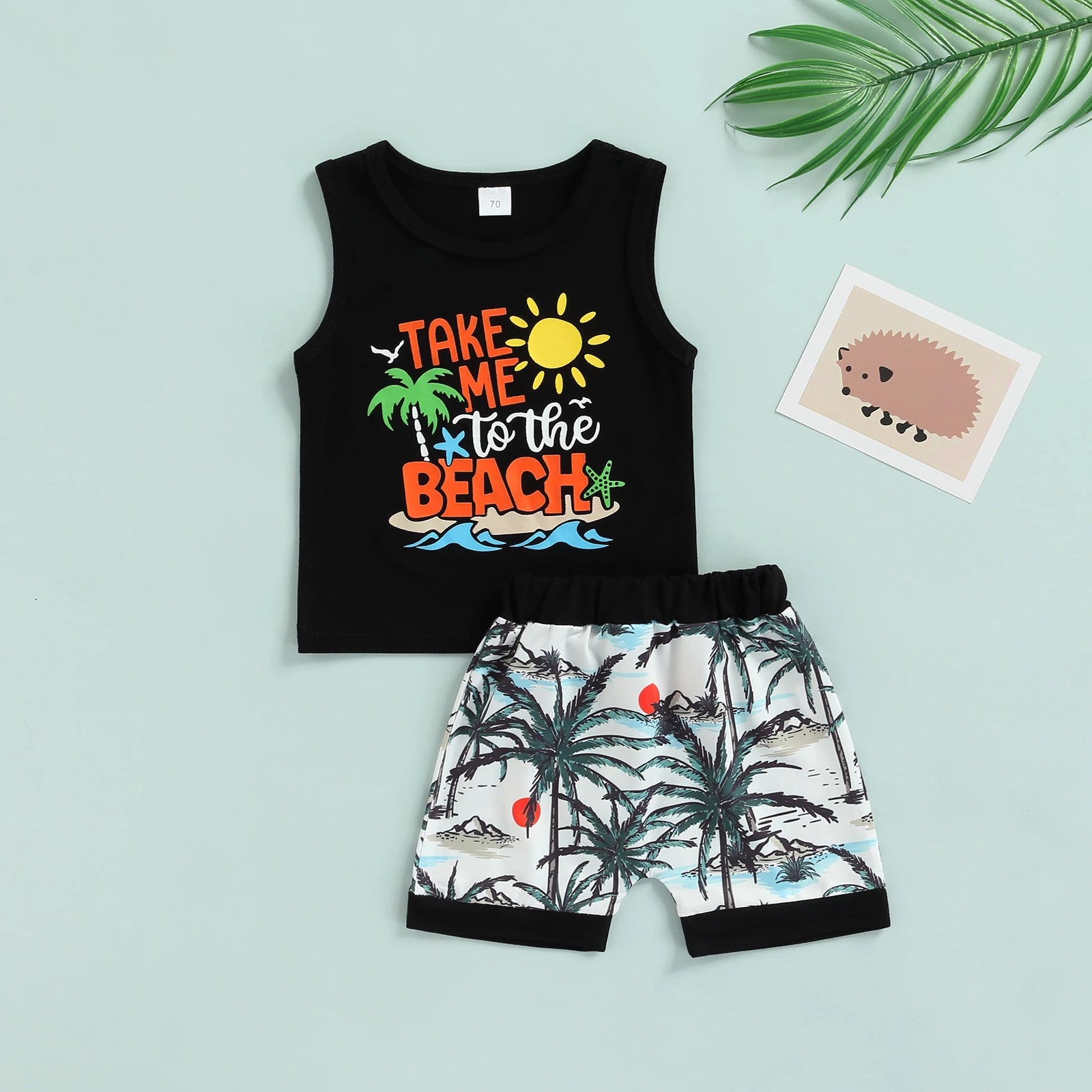 Take Me To The Beach Summer Toddler Outfit Set