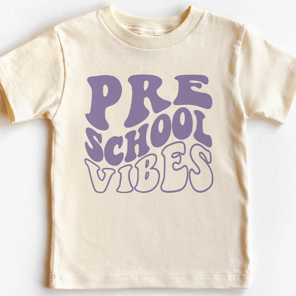 Back to School - Preschool Vibes Kids Shirts